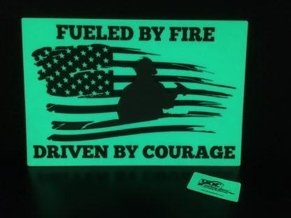 Fueled By Fire_Custom Sign_Dark